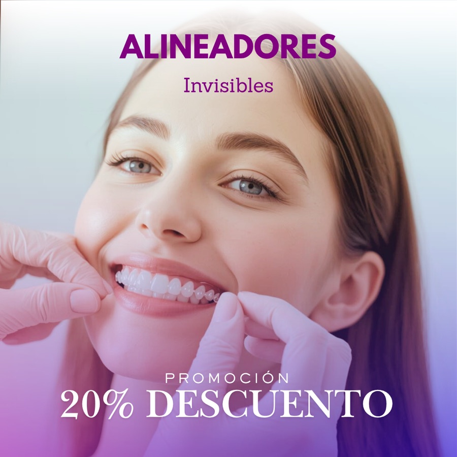 Promoción alineadores invisibles 20% de descuento